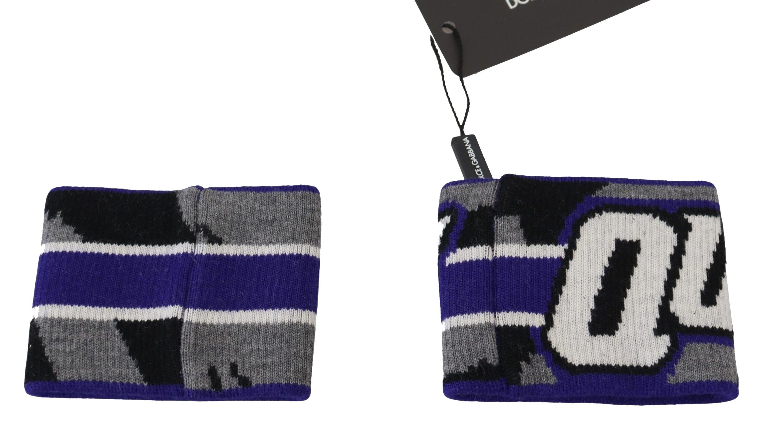Dolce & Gabbana Set Due Pezzi con Logo Viola e Bracciale