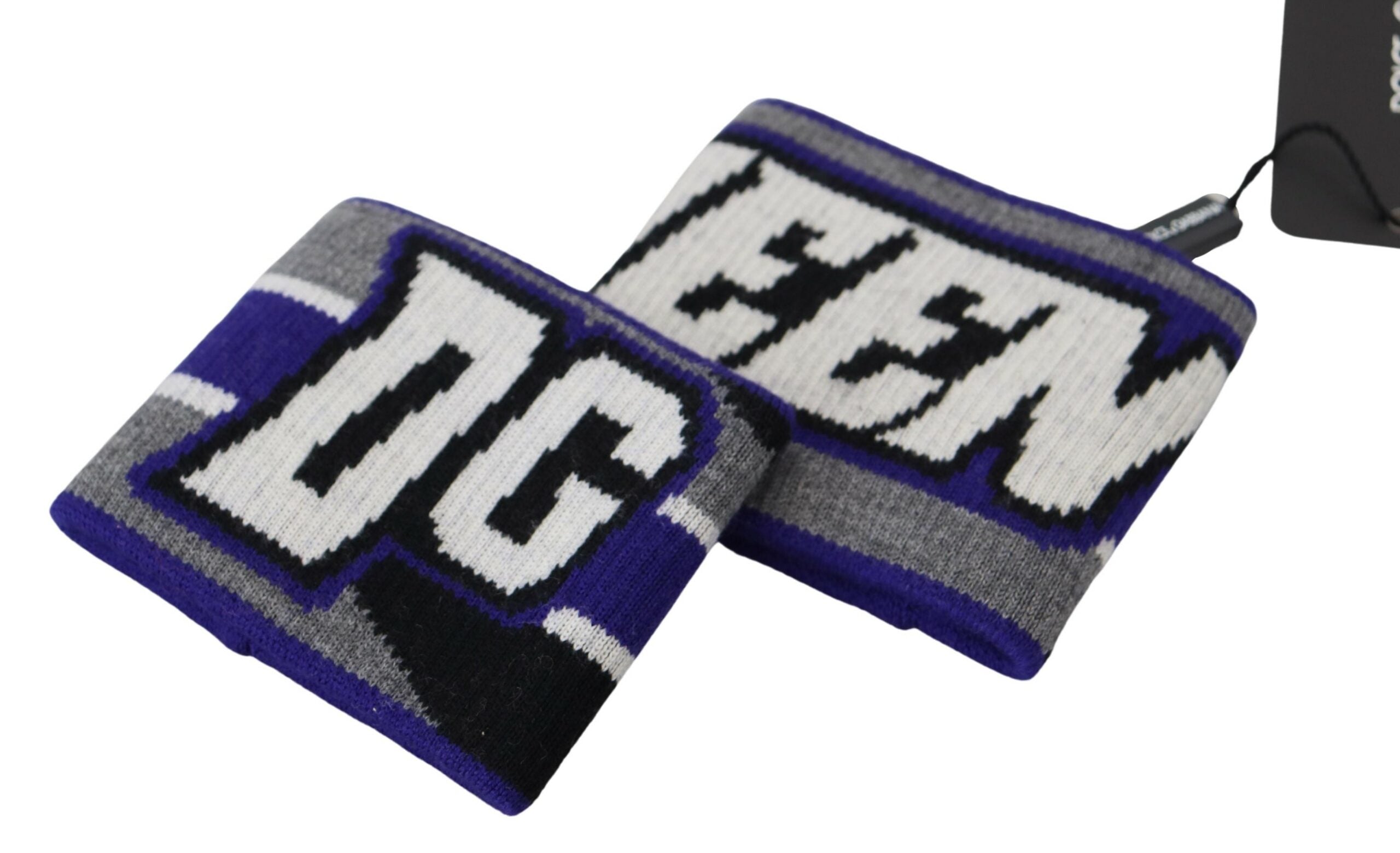 Dolce & Gabbana Set Due Pezzi con Logo Viola e Bracciale
