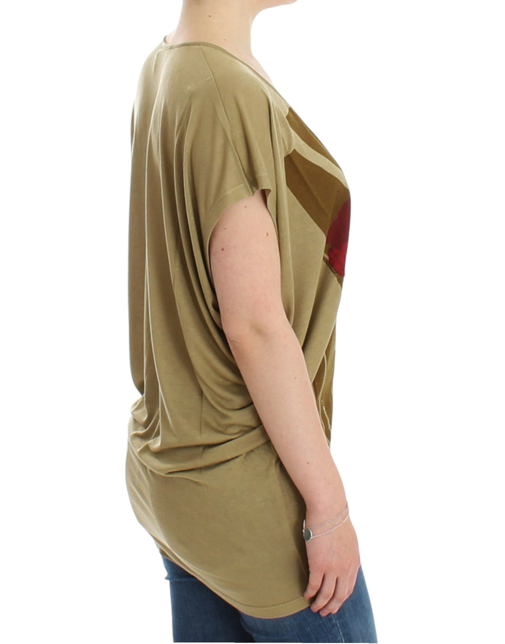 T-shirt a maniche corte Costume National con stampa verde