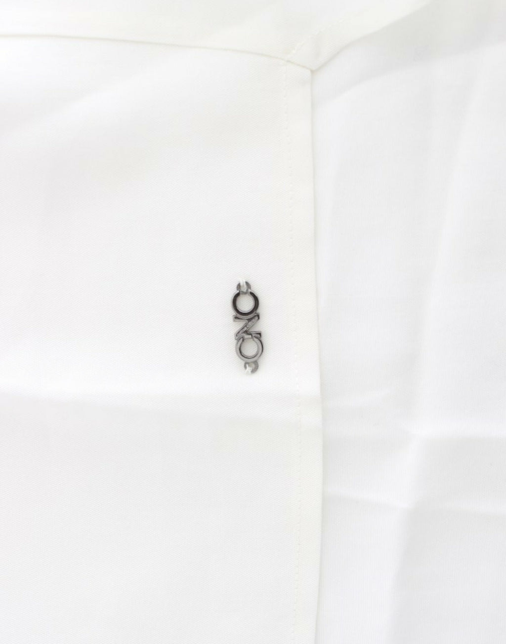 Top smanicato Costume National bianco
