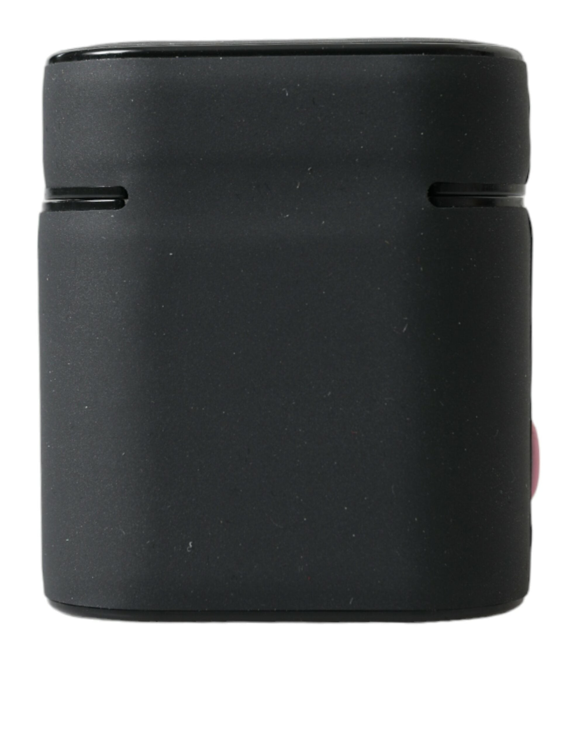 Dolce & Gabbana Custodia Nera per Airpods in Silicone con Logo in Rilievo