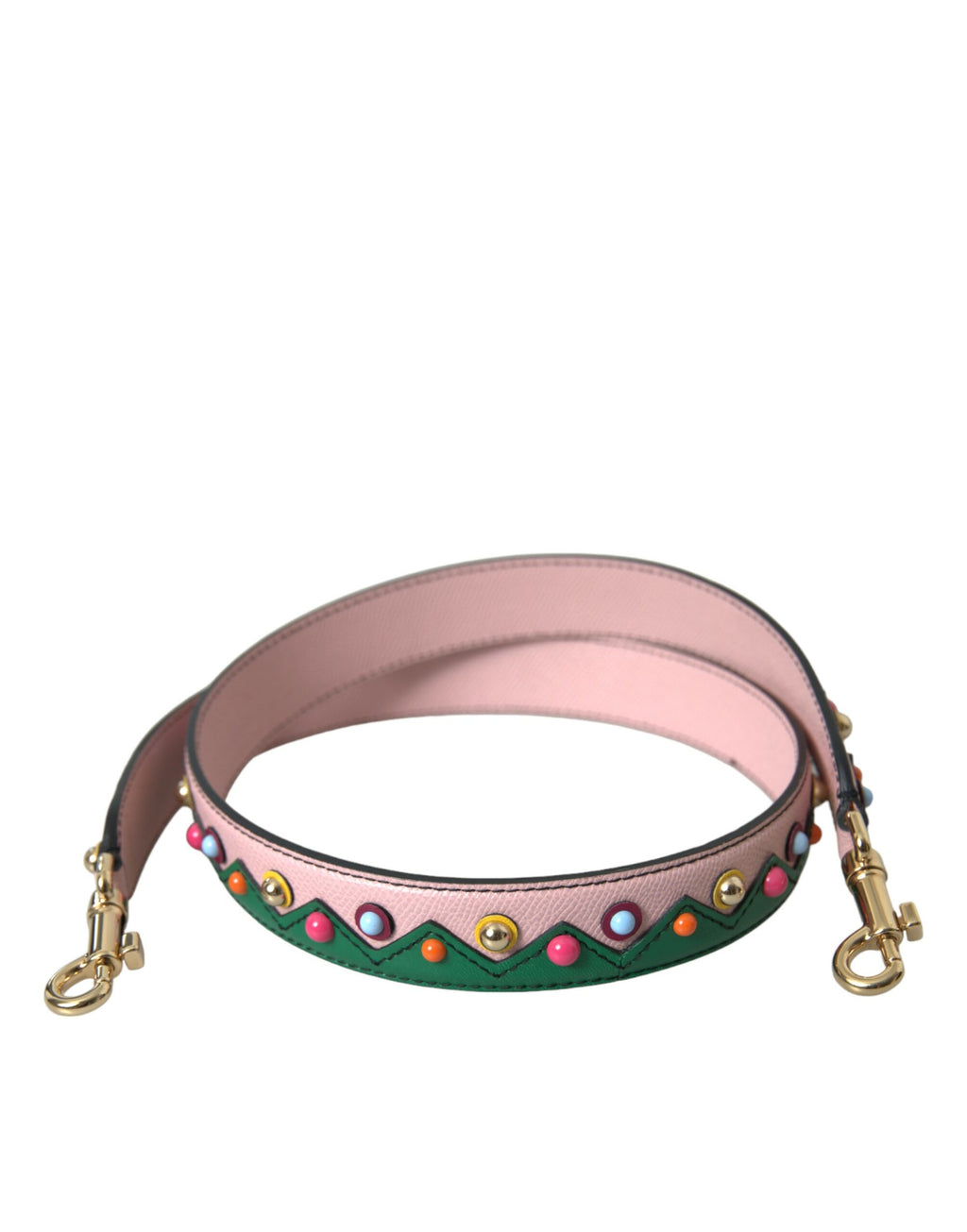 Dolce & Gabbana Tracolla per Borsa in Pelle Rosa
