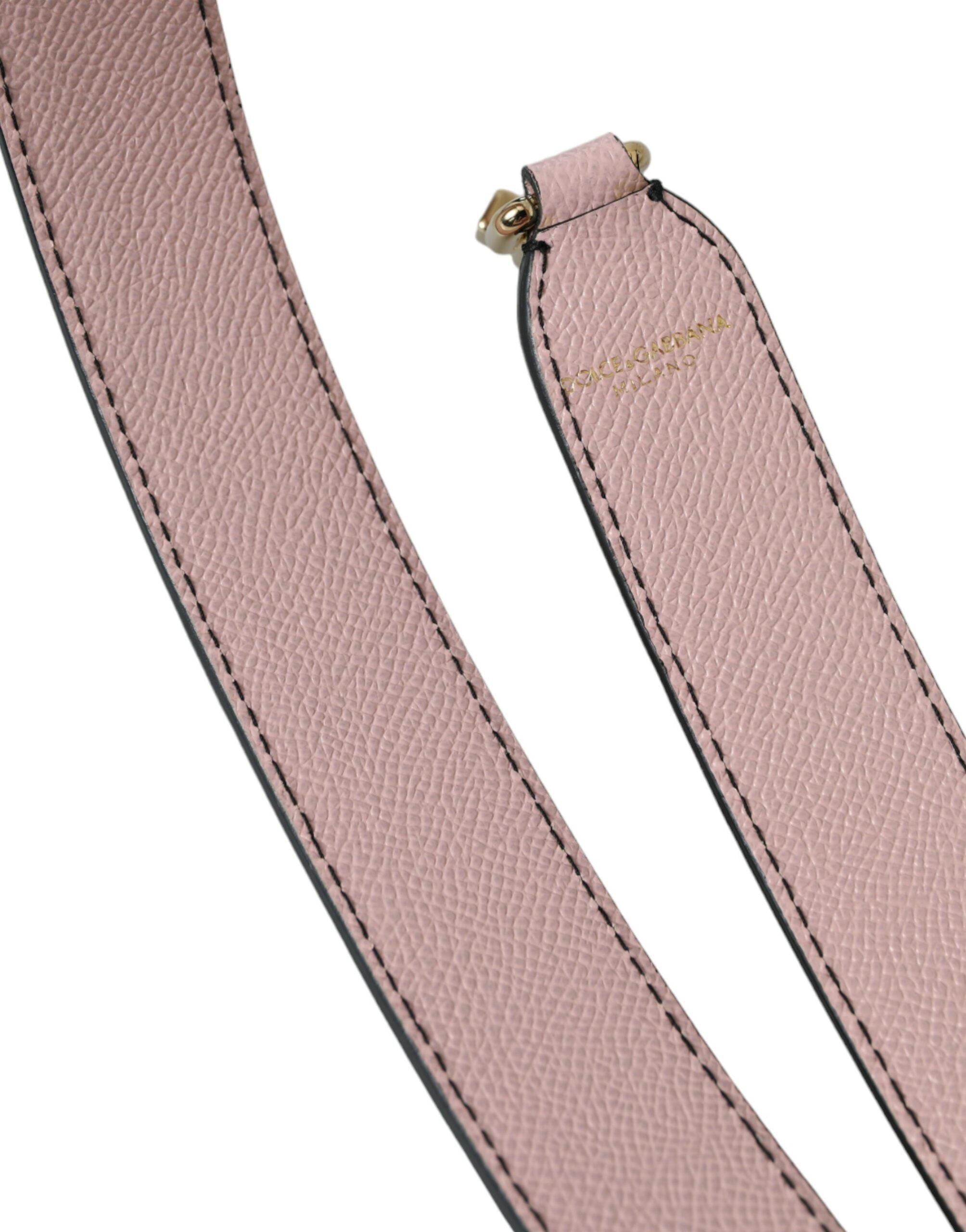 Dolce & Gabbana Tracolla per Borsa in Pelle Rosa