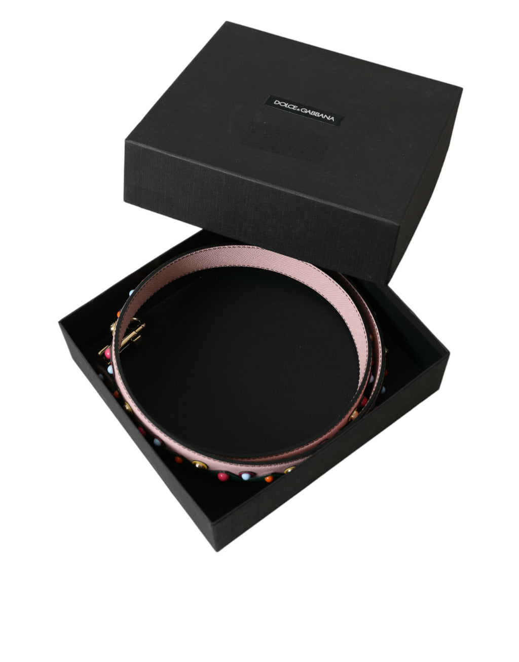 Dolce & Gabbana Tracolla per Borsa in Pelle Rosa