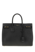 Borsa a mano Saint Laurent Sac De Jour in pelle di vitello nera