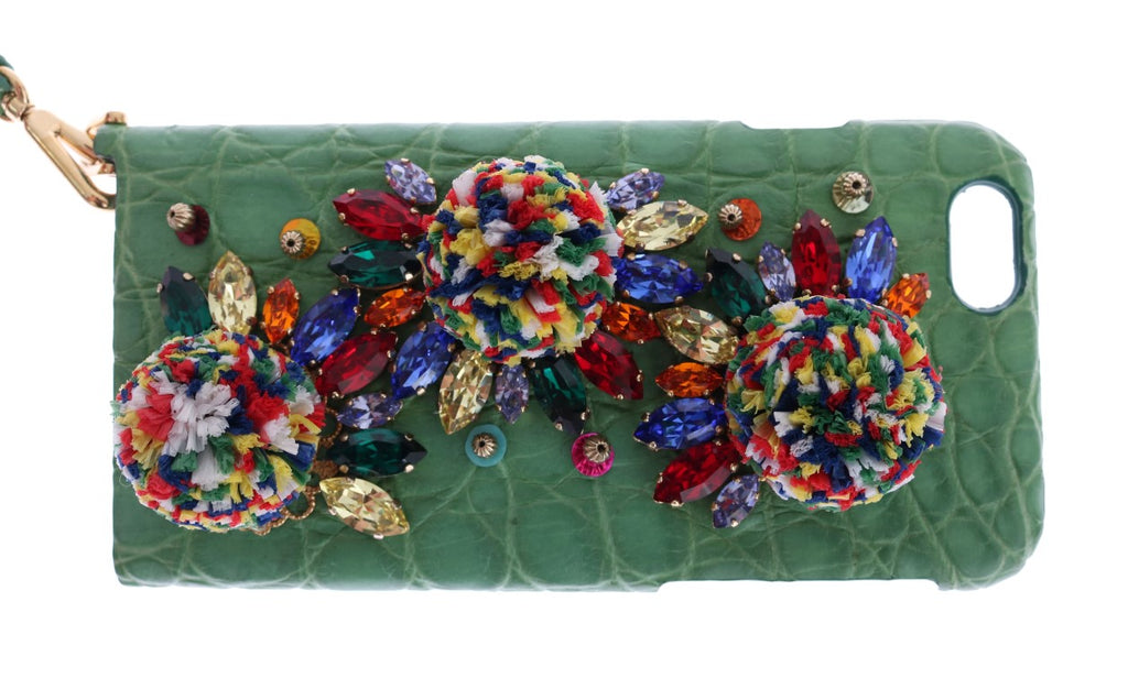 Dolce & Gabbana Borsa Agnese in Paglia Multicolor con Cristalli e Pompon