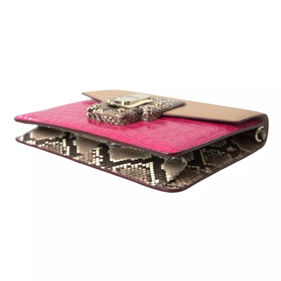 Dolce & Gabbana Borsa a Spalla LUCIA in Pelle Multicolore