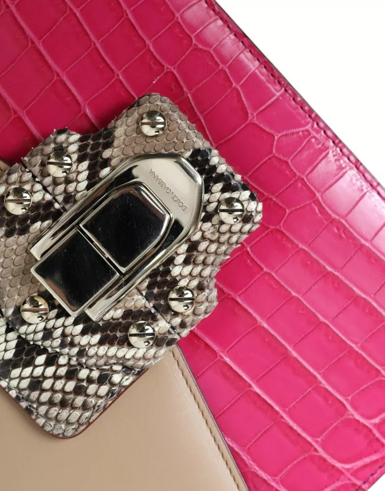 Dolce & Gabbana Borsa a Spalla LUCIA in Pelle Multicolore