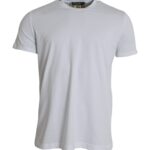 T-shirt girocollo a maniche corte in cotone bianco Dolce & Gabbana