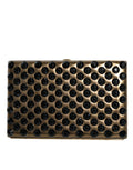 Dolce & Gabbana Clutch Bifold in Cristallo Oro Borsa da Sera da Donna