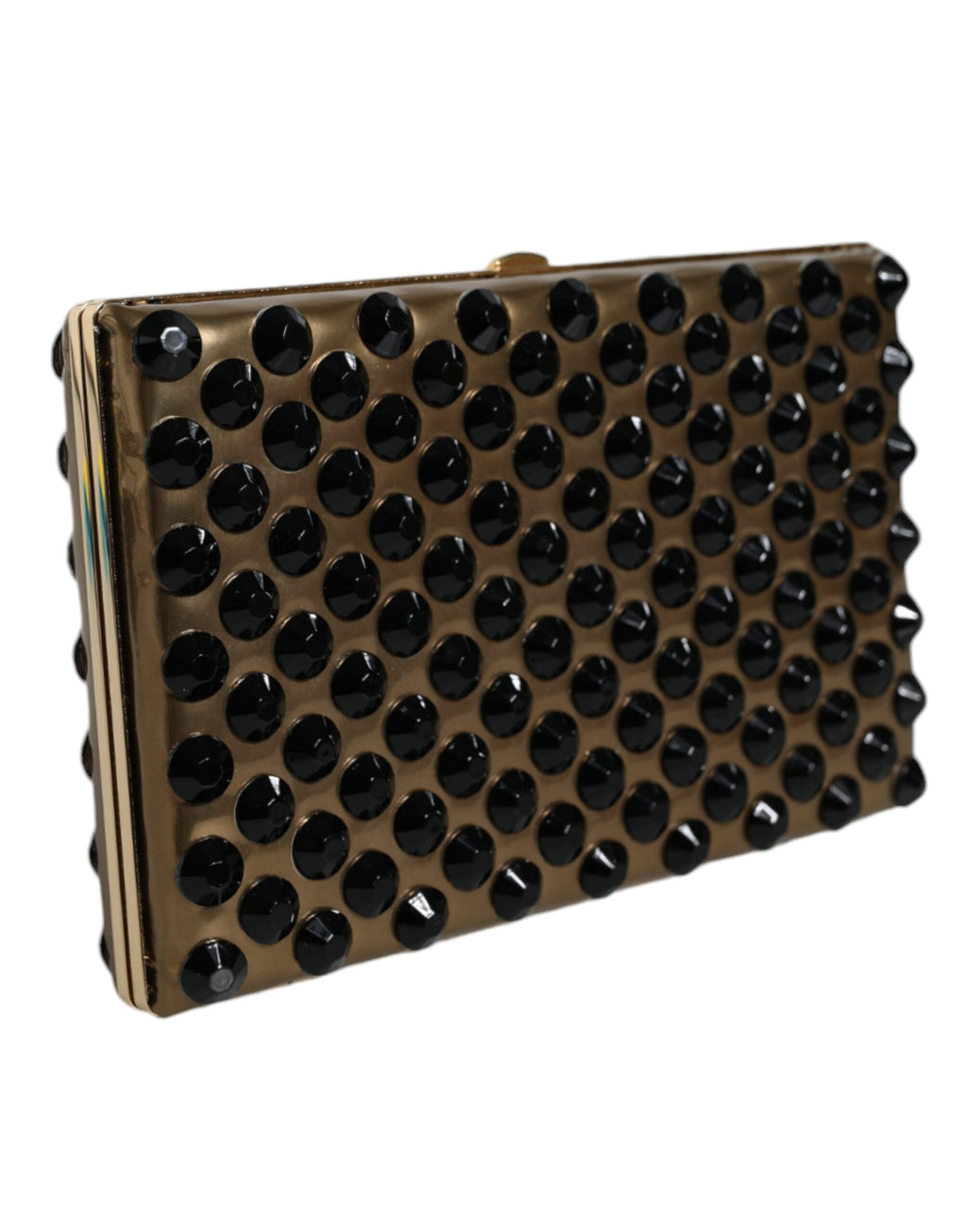 Dolce & Gabbana Clutch Bifold in Cristallo Oro Borsa da Sera da Donna