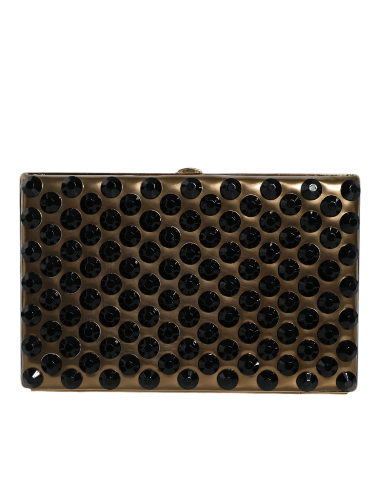 Dolce & Gabbana Clutch Bifold in Cristallo Oro Borsa da Sera da Donna