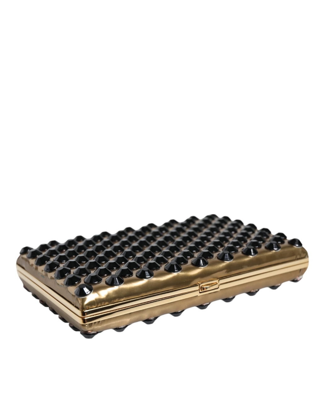 Dolce & Gabbana Clutch Bifold in Cristallo Oro Borsa da Sera da Donna