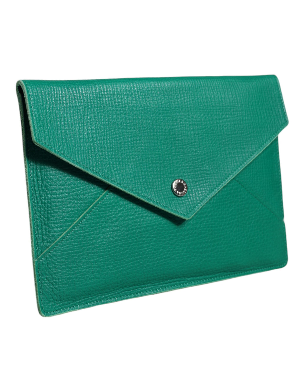 Dolce & Gabbana Borsa in pelle verde Clutch Mini Borsa Pochette Custodia per tablet