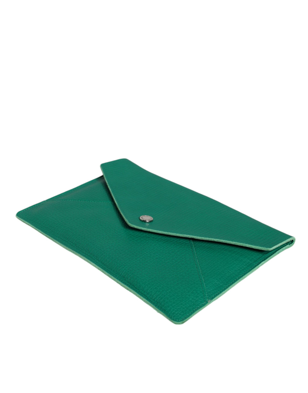 Dolce & Gabbana Borsa in pelle verde Clutch Mini Borsa Pochette Custodia per tablet