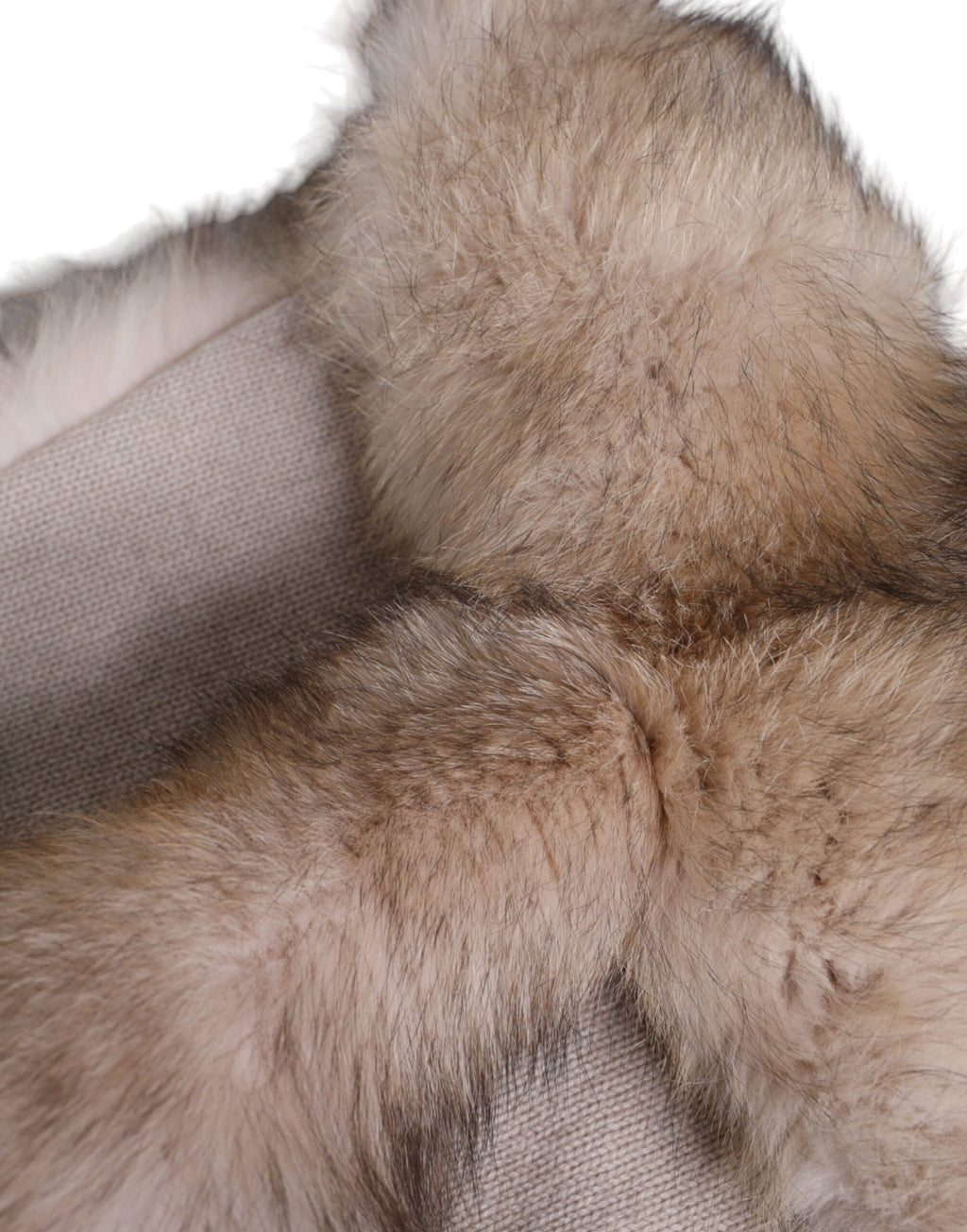 Scaldacollo Dolce & Gabbana in pelliccia di volpe marrone Frost, sciarpa invernale
