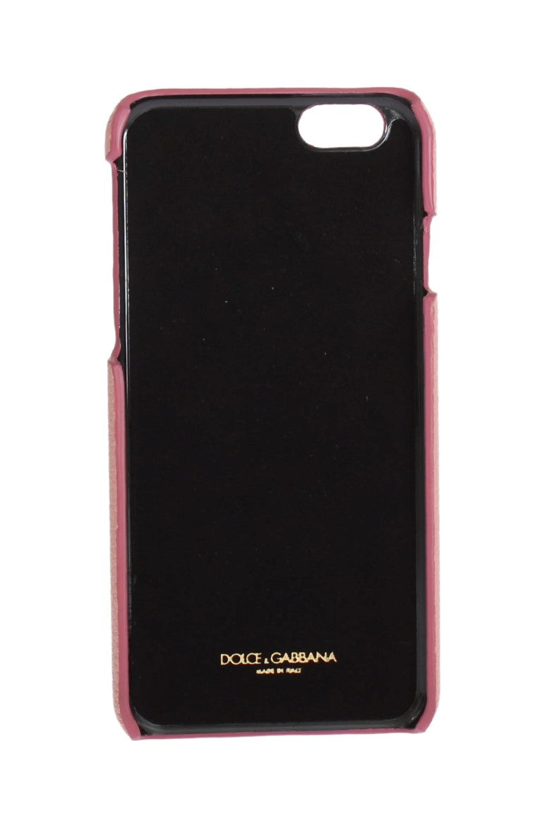 Cover per cellulare Dolce & Gabbana in pelle rosa a cuore