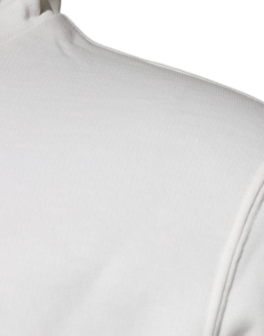 Felpa con cappuccio Dolce & Gabbana Caesar in cotone bianco