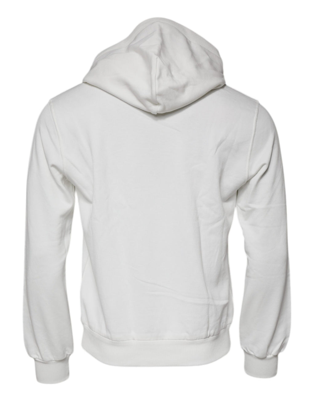 Felpa con cappuccio Dolce & Gabbana Caesar in cotone bianco