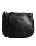 Borsa a tracolla Dolce & Gabbana in pelle nera con patta
