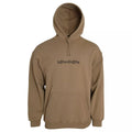 Felpa con cappuccio Balenciaga in mollettone riccio simbolico di cotone marrone