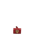 Custodia per Airpod Dolce & Gabbana Devotion Heart con cinturino in pelle nera