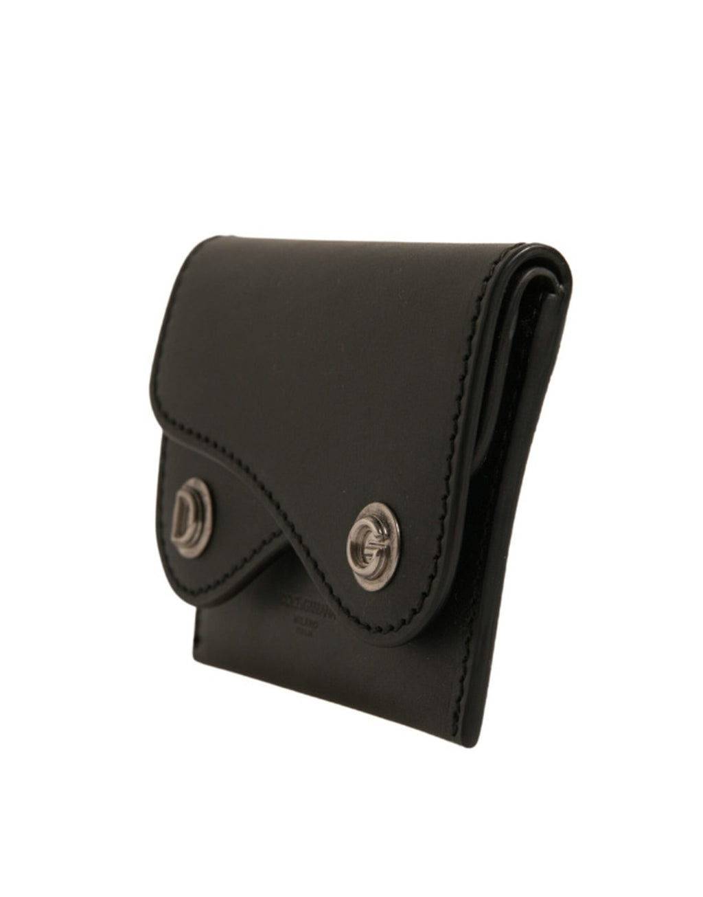Dolce & Gabbana Portachiavi Portacarte in Pelle Nera