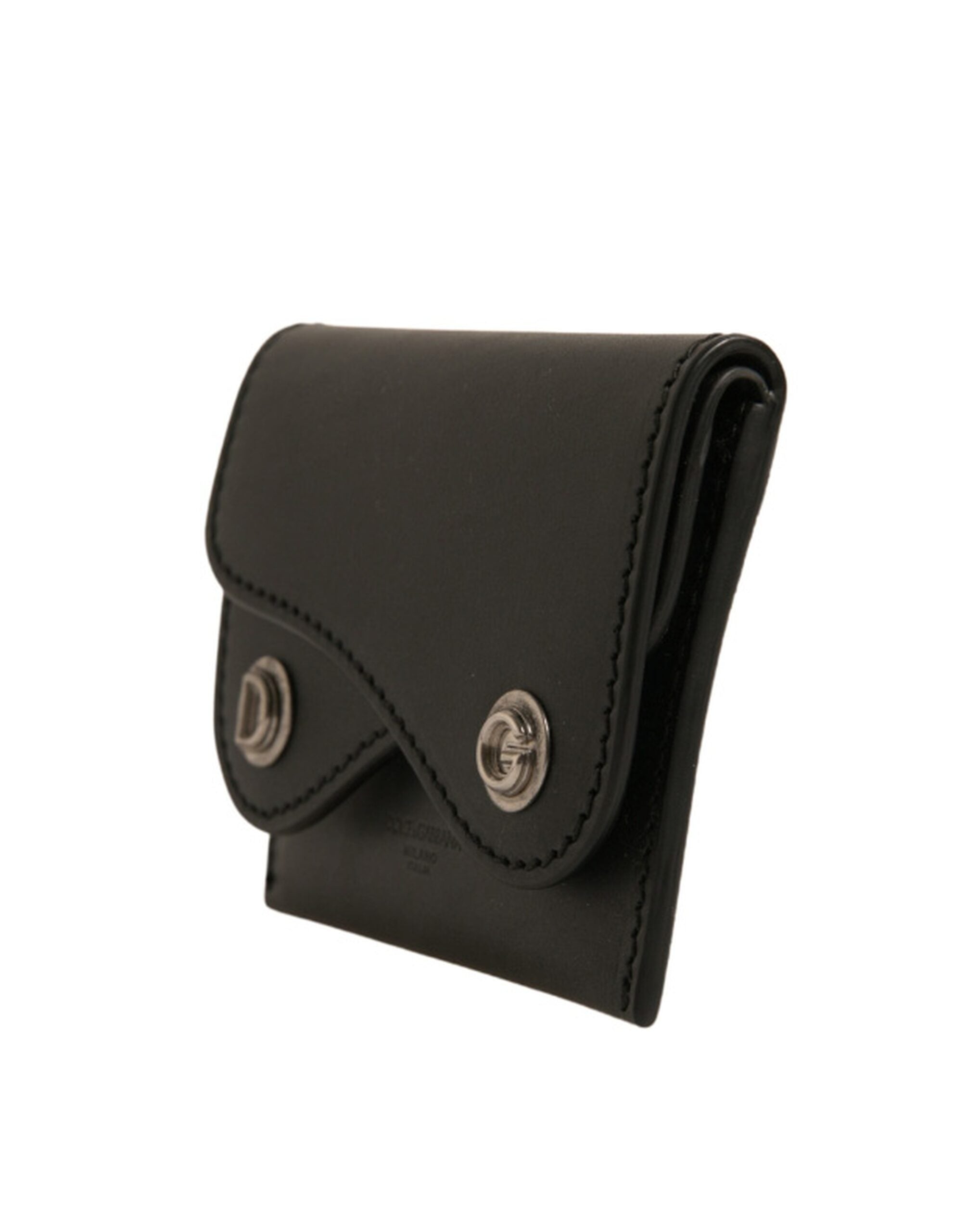 Dolce & Gabbana Portachiavi Portacarte in Pelle Nera