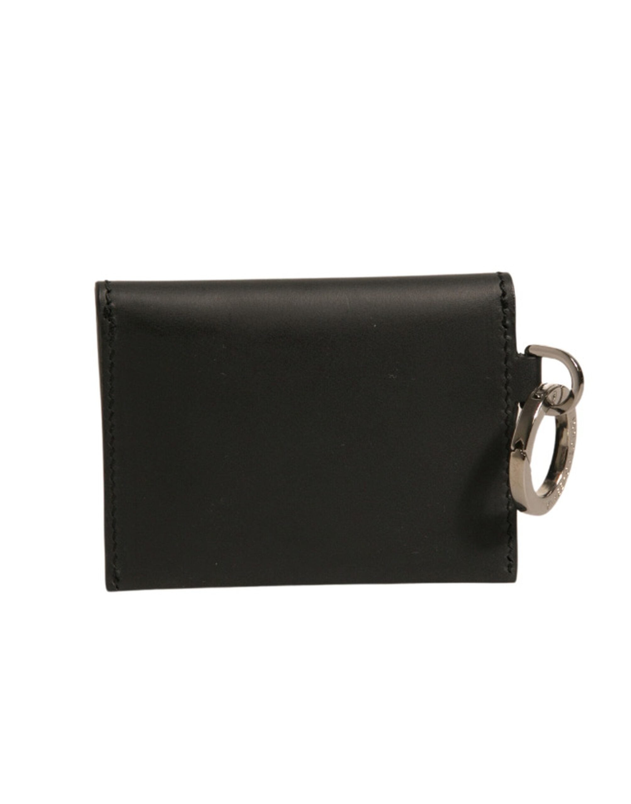 Dolce & Gabbana Portachiavi Portacarte in Pelle Nera