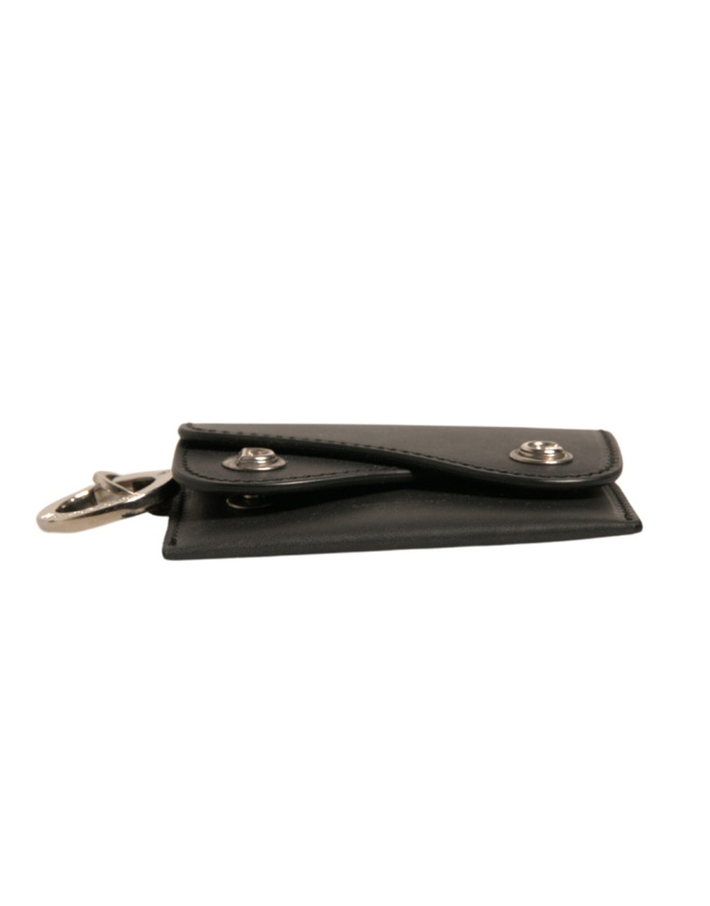 Dolce & Gabbana Portachiavi Portacarte in Pelle Nera