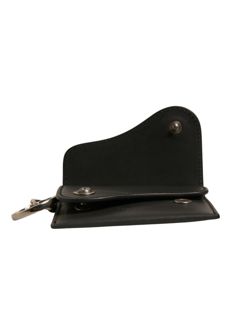 Dolce & Gabbana Portachiavi Portacarte in Pelle Nera
