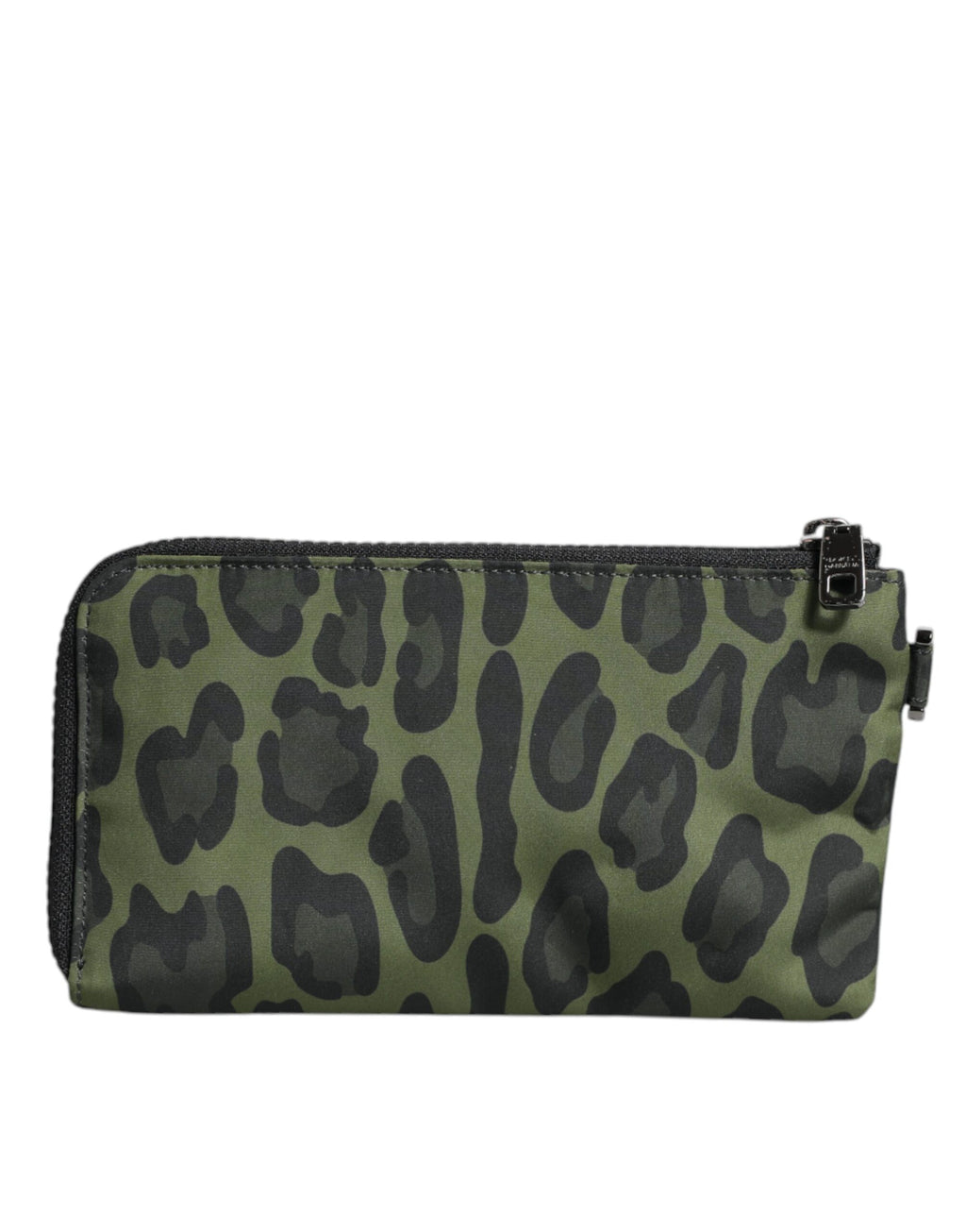 Borsone Multifunzionale Dolce & Gabbana in Pelle Leopardo Verde con Targhetta Logo