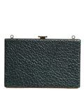 Dolce & Gabbana Borsa Clutch a Tracolla da Sera in Pelle Nera