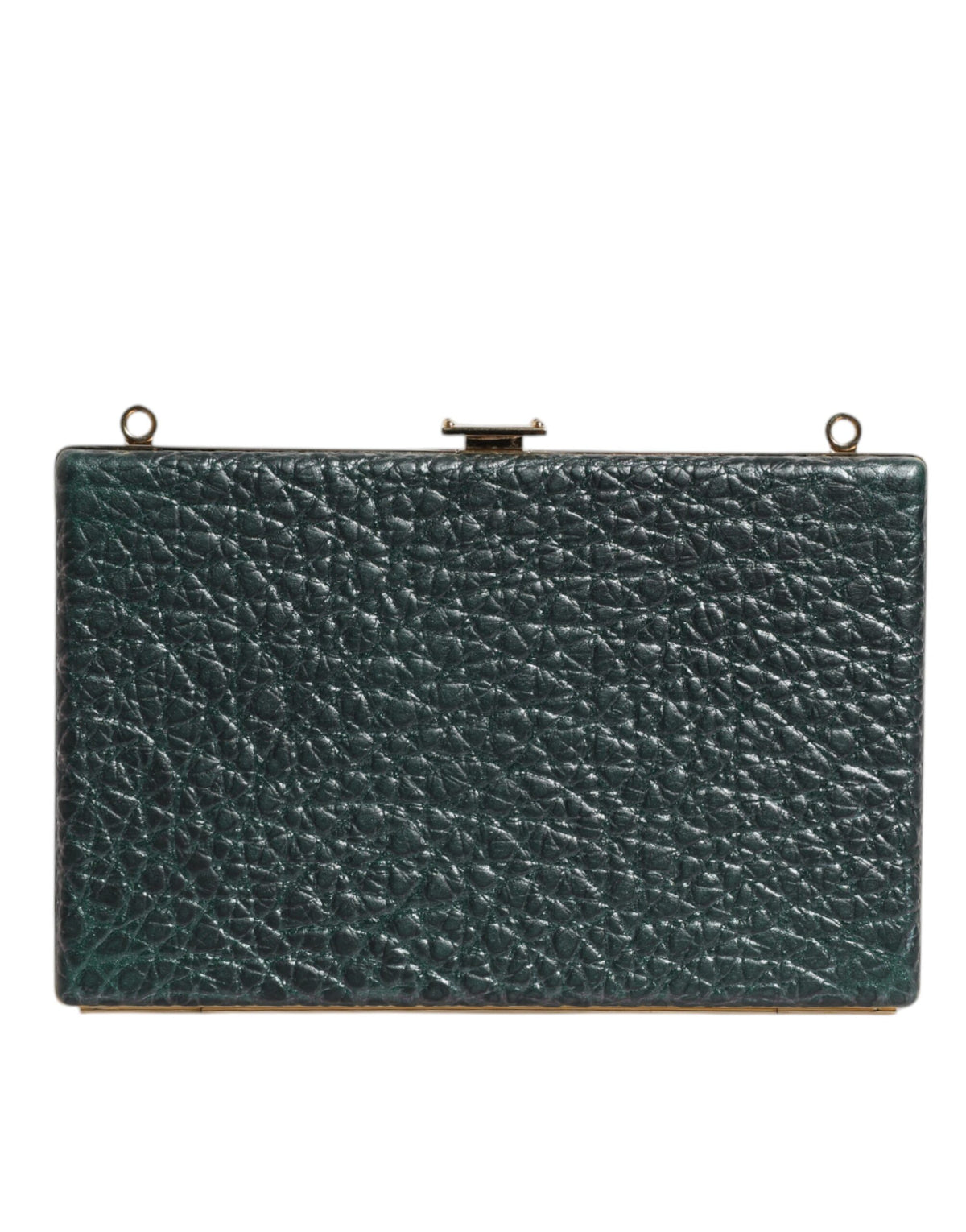 Dolce & Gabbana Borsa Clutch a Tracolla da Sera in Pelle Nera