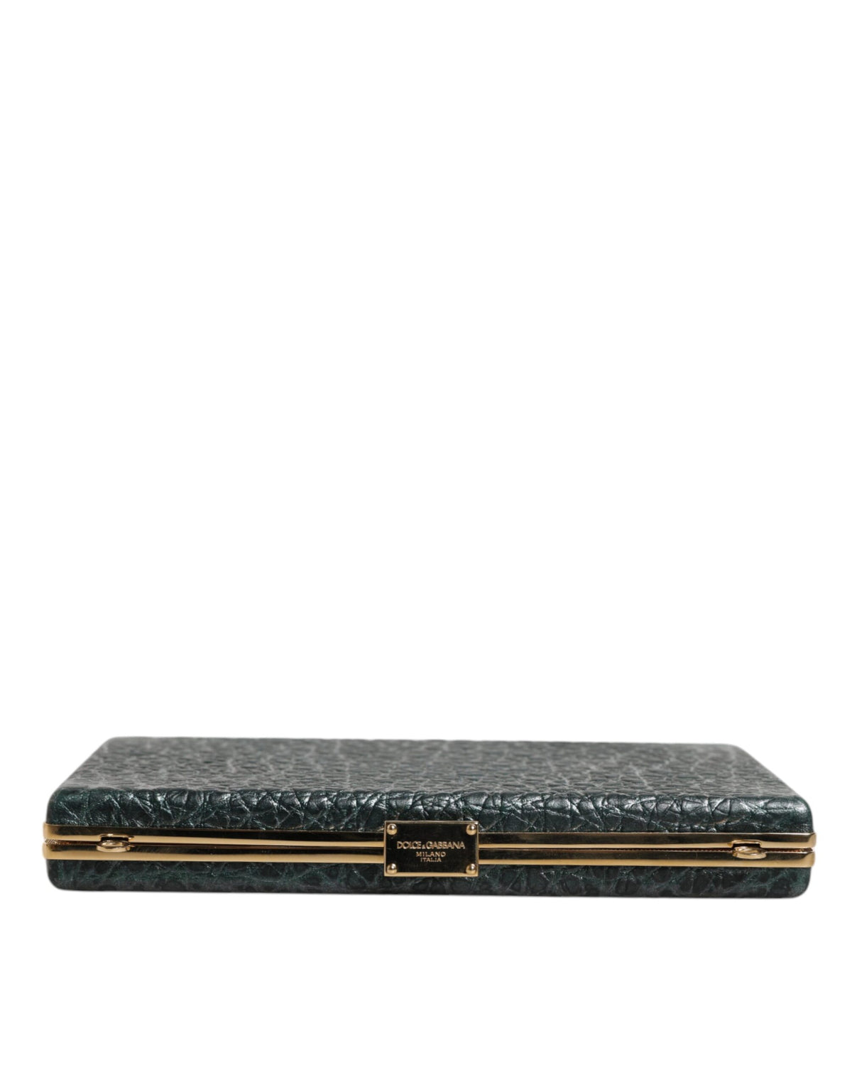 Dolce & Gabbana Borsa Clutch a Tracolla da Sera in Pelle Nera