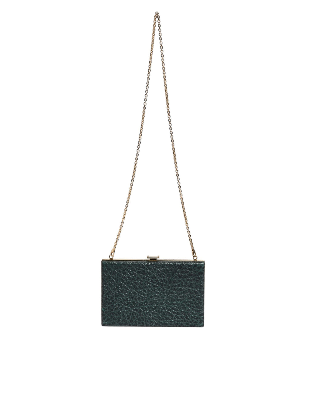 Dolce & Gabbana Borsa Clutch a Tracolla da Sera in Pelle Nera
