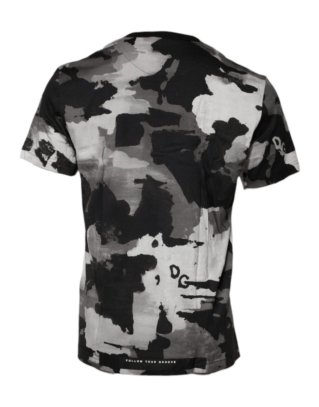 T-shirt girocollo mimetica multicolor Dolce & Gabbana