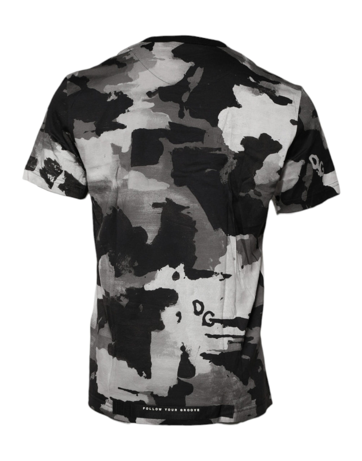 T-shirt girocollo mimetica multicolor Dolce & Gabbana