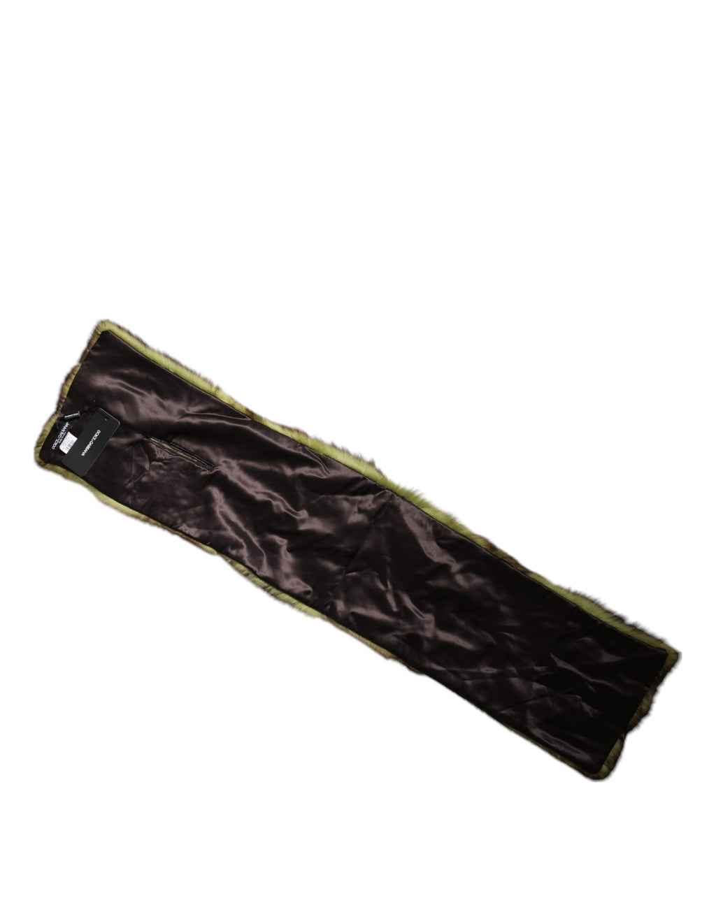 Dolce & Gabbana Scaldacollo Sciarpa Collo Pelliccia Multicolore
