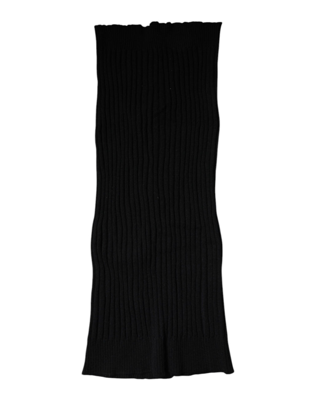 Scaldacollo a Foulard in Cashmere Nero Lavorato a Maglia Dolce & Gabbana