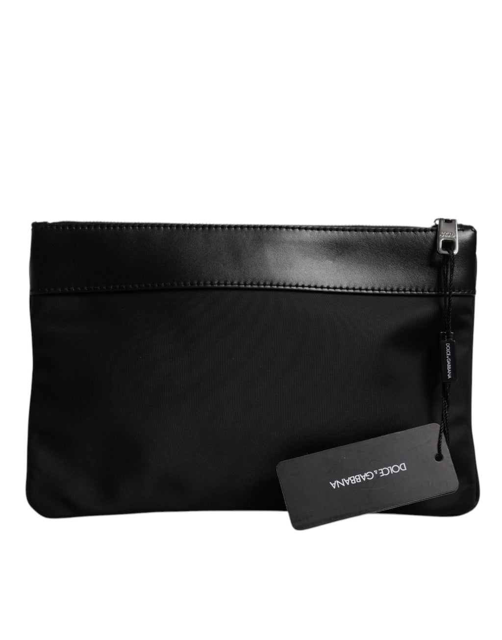 Pochette Dolce & Gabbana con stampa jacquard leopardo multicolore e placca logo
