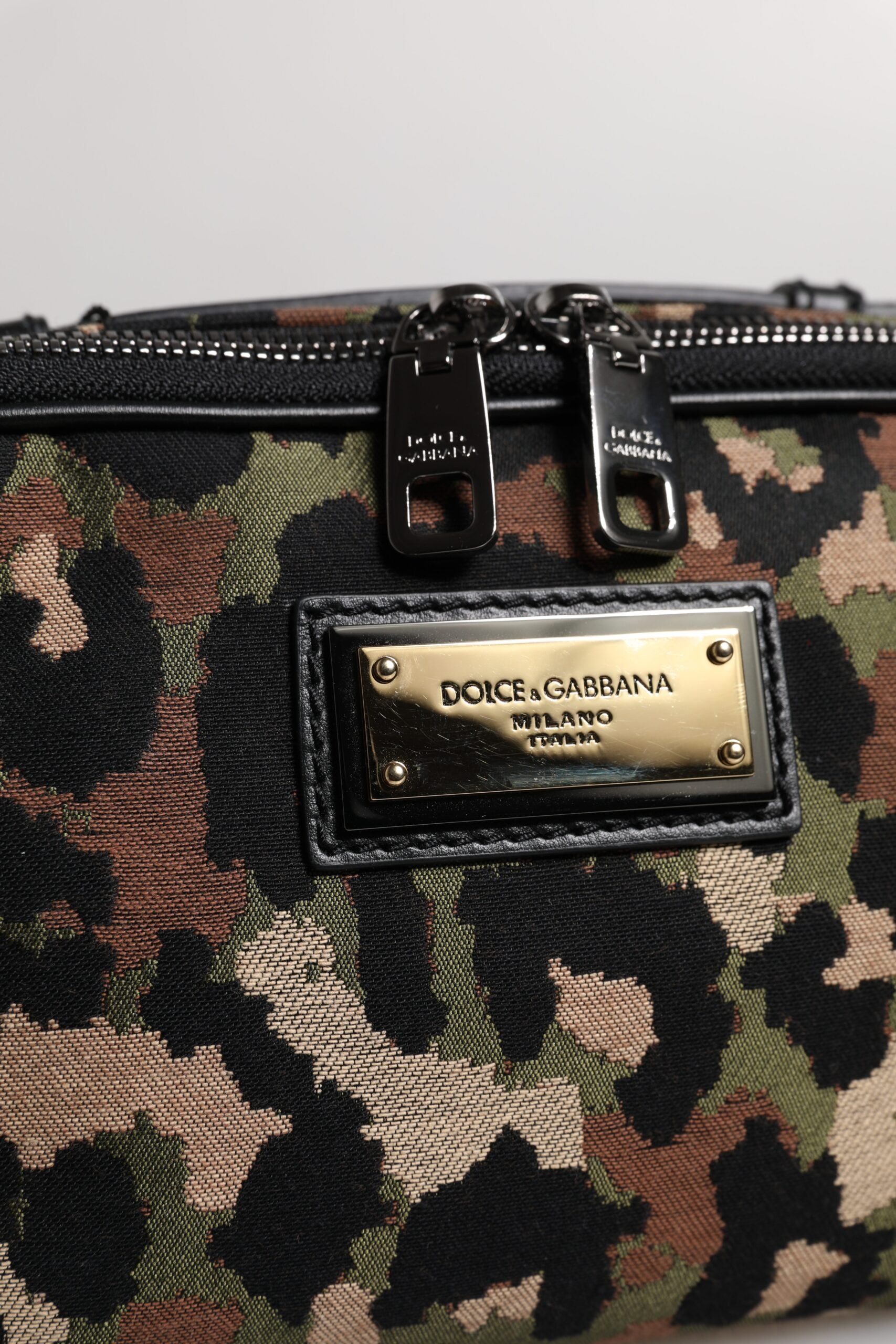 Borsello Marsupio Dolce & Gabbana Multicolor Leopard con Logo DG