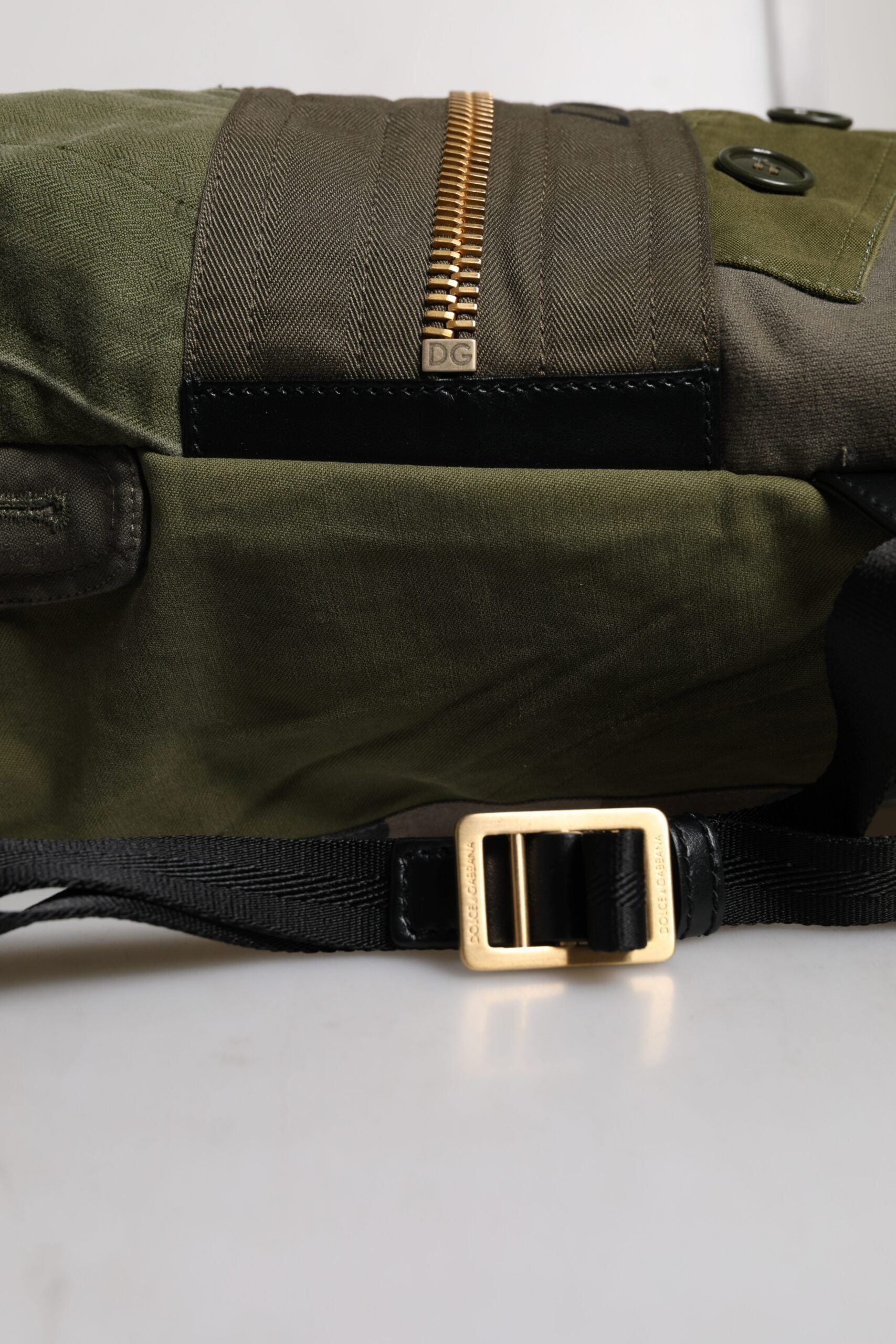 Zaino Patchwork Verde Militare Dolce & Gabbana
