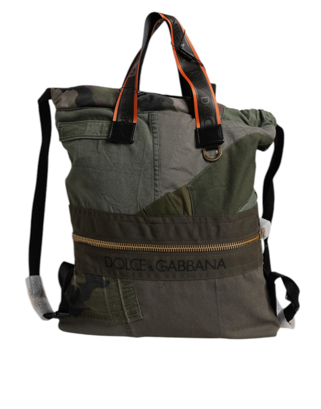 Zaino Patchwork Verde Militare Dolce & Gabbana