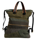 Zaino Patchwork Verde Militare Dolce & Gabbana