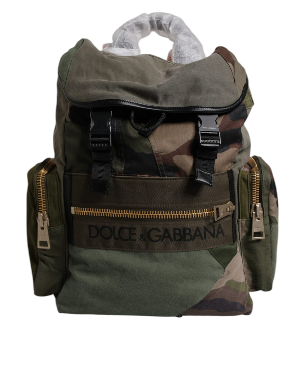 Zaino Dolce & Gabbana patchwork verde militare