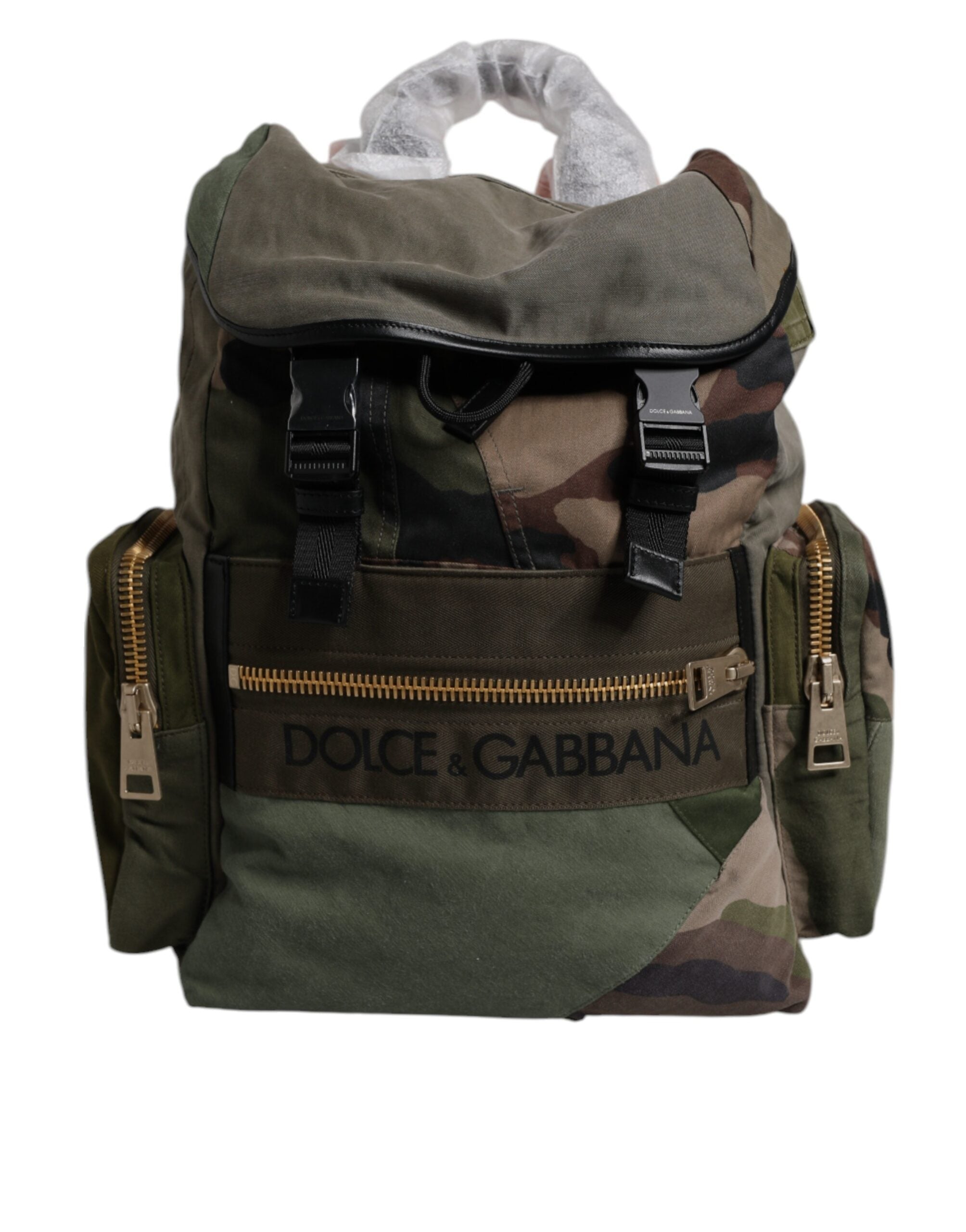 Zaino Dolce & Gabbana patchwork verde militare