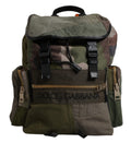 Zaino Scuola Dolce & Gabbana Verde Militare Patchwork