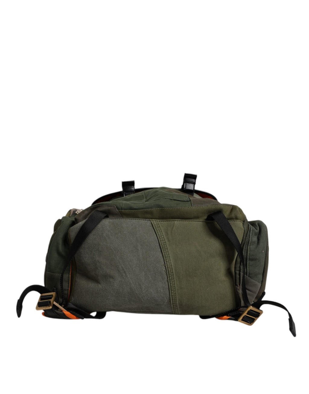 Zaino da viaggio Dolce & Gabbana patchwork verde militare