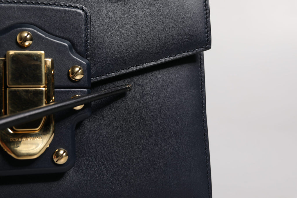 Borsa Dolce & Gabbana con Tracolla in Pelle di Vitello Nera